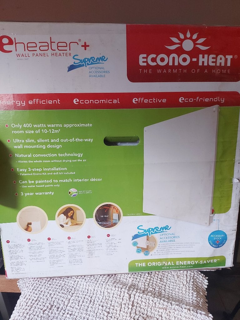 2 Panneaux chauffants 400w, Enlèvement, Neuf