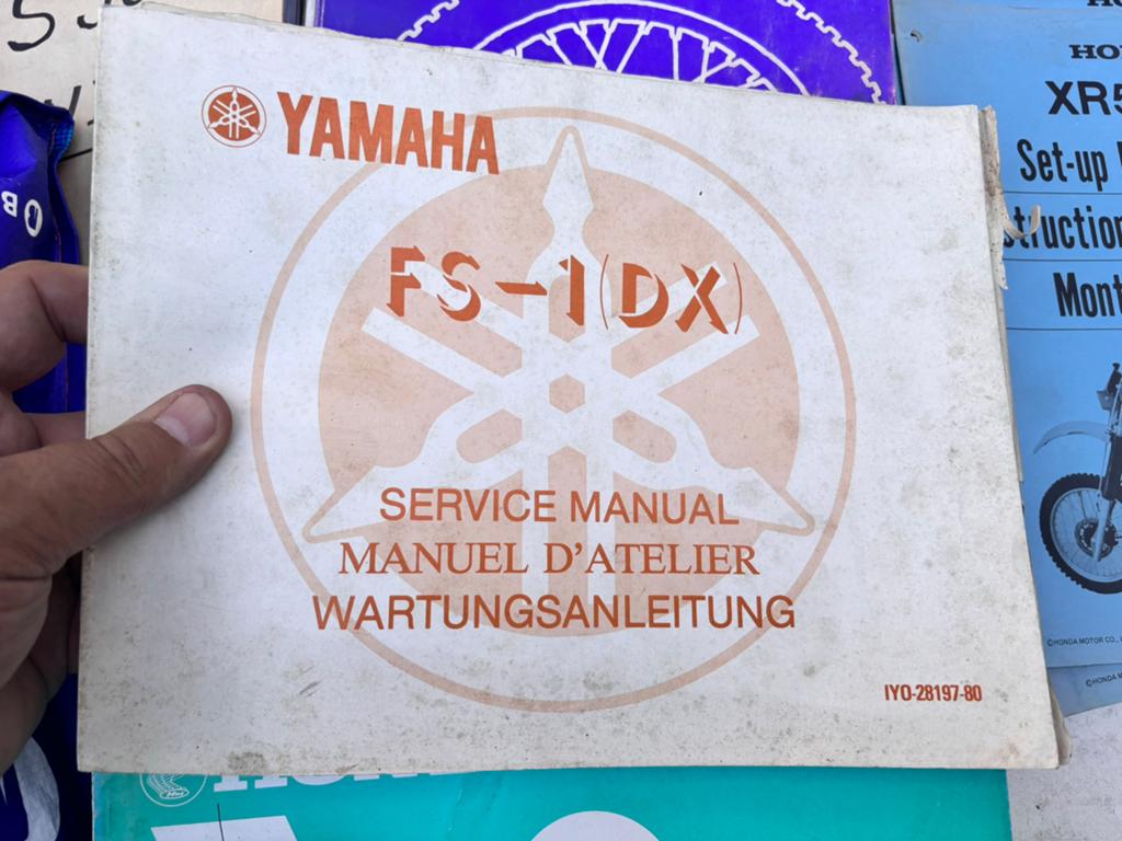 Manuel d'atelier Yamaha FS1-DX, Motos, Enlèvement ou Envoi, Yamaha