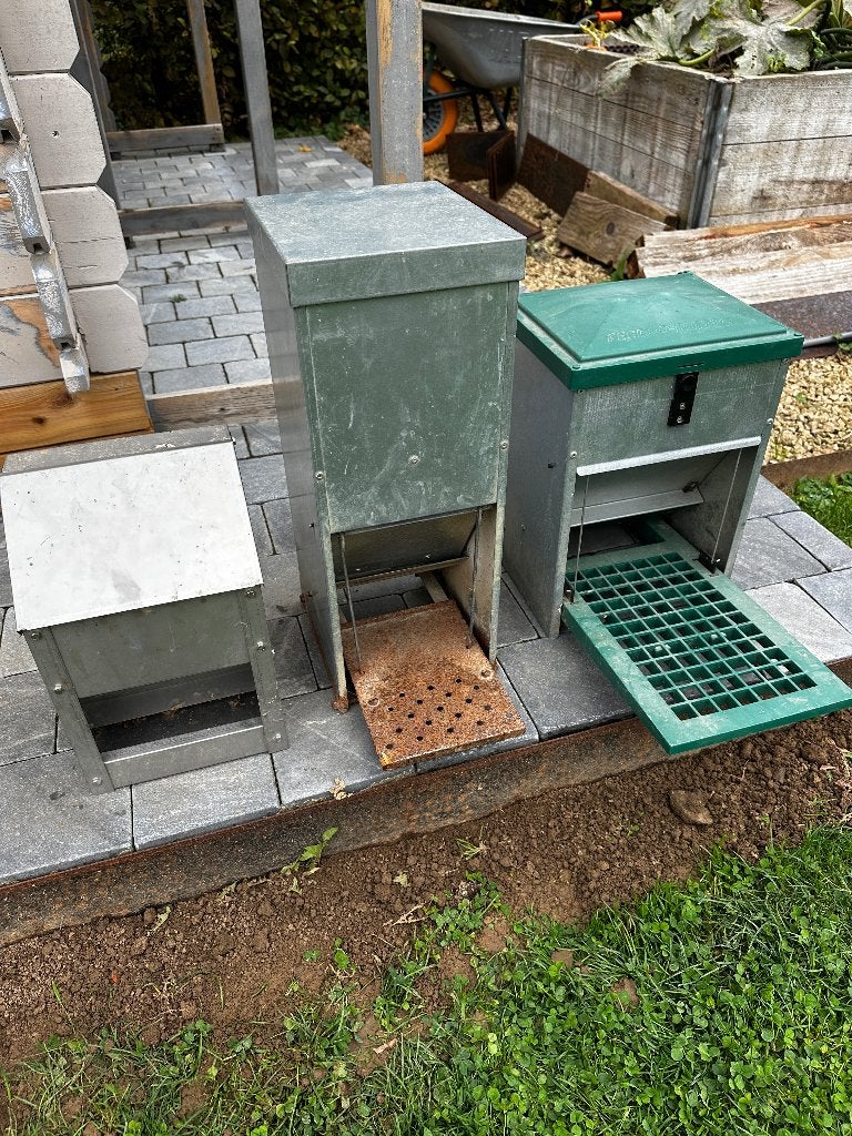 Distributeur graines poules, Animaux & Accessoires, Enlèvement, Utilisé, Manger et Boire