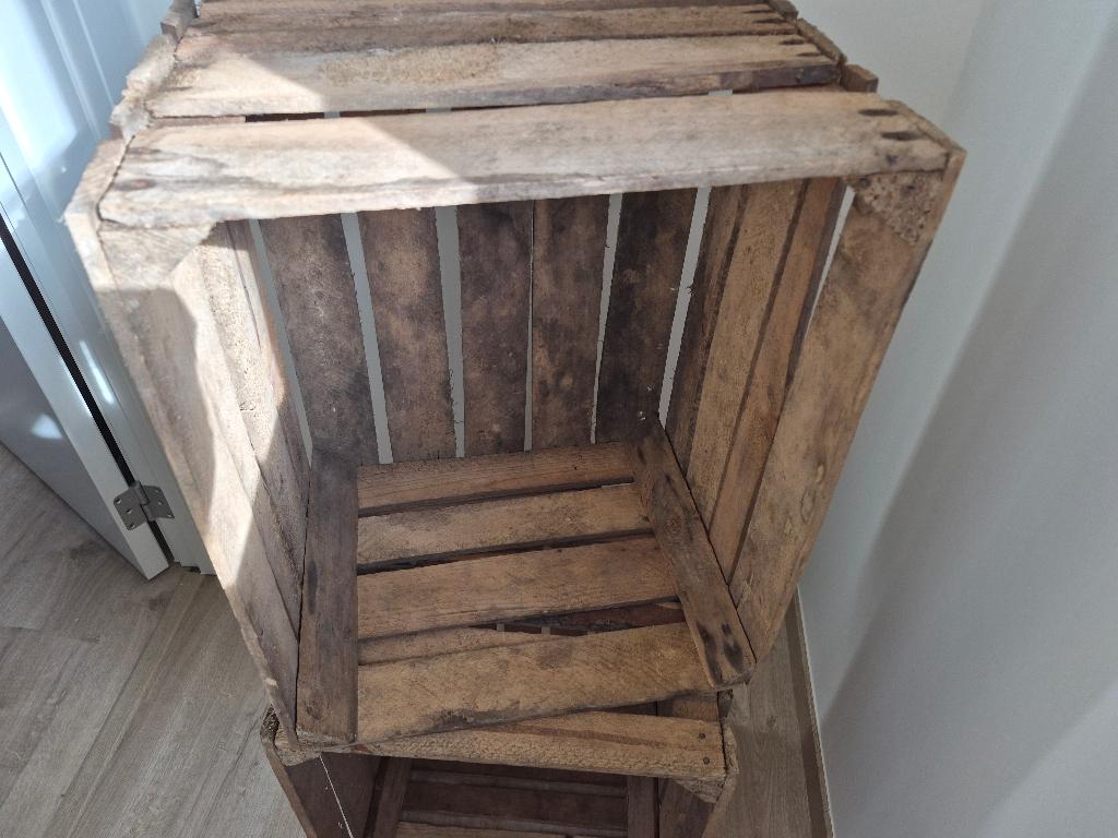 Fruitkisten 5 stuks, Huis en Inrichting, Woonaccessoires | Kisten, Ophalen, Gebruikt, Minder dan 50 cm, Minder dan 50 cm