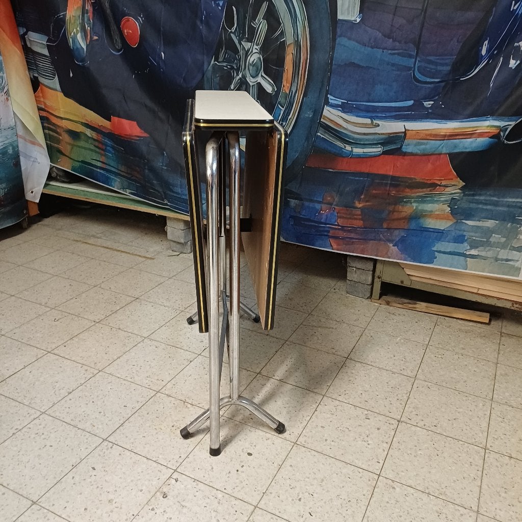 Vintage openklapbare tafel, Ophalen, Kunststof, Gebruikt, Vintage