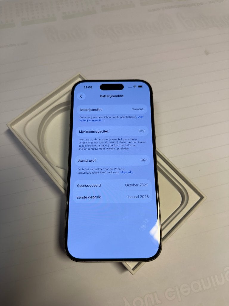 Iphone 15 Pro Naturel Titanium, Telecommunicatie, Ophalen of Verzenden, Zonder simlock, Grijs, Zonder abonnement