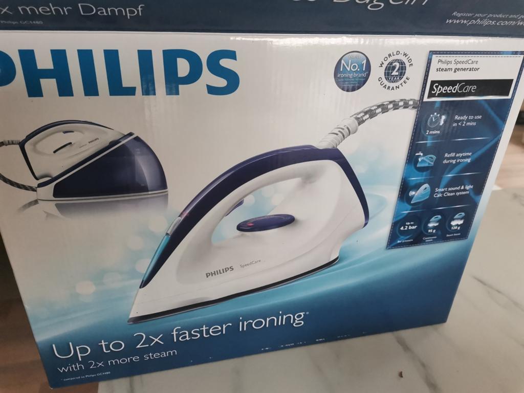 Philips Speedcare stoomstrijkijzer, Ophalen