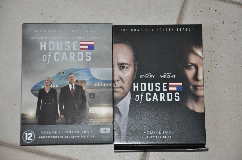 HOUSE OF CARDS S1-S5, Cd's en Dvd's, Dvd's | Tv en Series, Engels, Nederlands, Drama, Ophalen of Verzenden