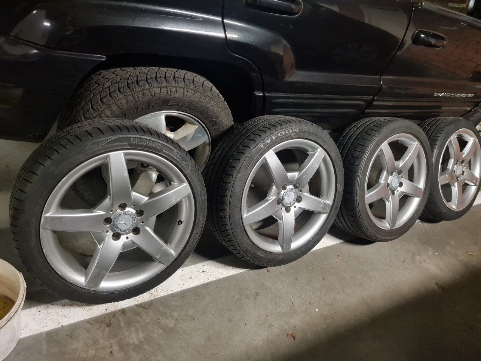Mercedes 18inch velgen, Auto-onderdelen, Banden en Velgen, 18 inch, Ophalen of Verzenden, Band(en), Personenwagen
