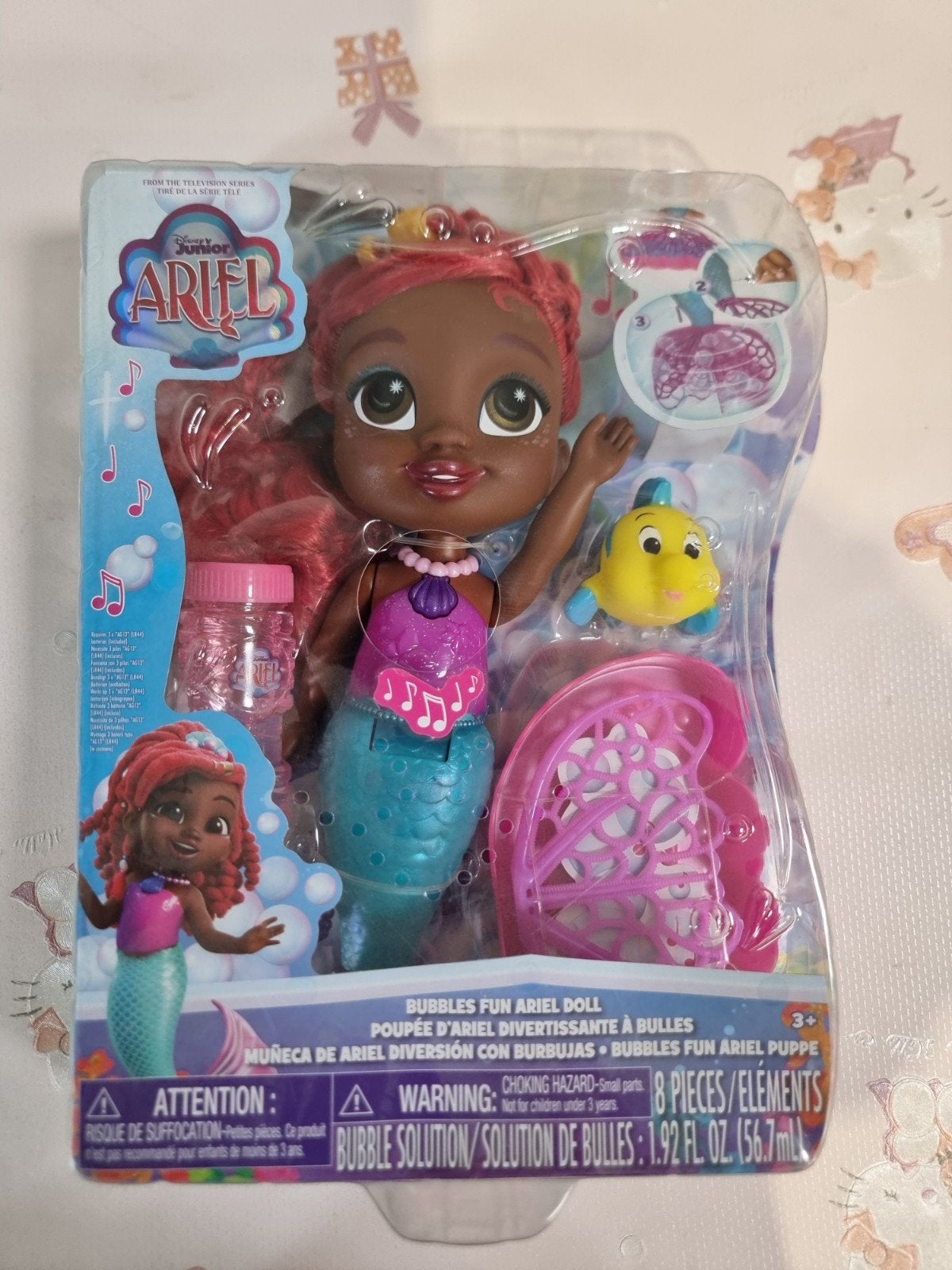 Disney Junior Ariel Bubbles Fun zeemeermin pop met bellen &, Ophalen of Verzenden, Null, Null, Null