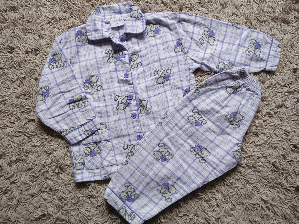 ✿ M104 - Winterpyjama Flanel, Enlèvement ou Envoi, Utilisé, Fille, Vêtements de nuit ou Sous-vêtements