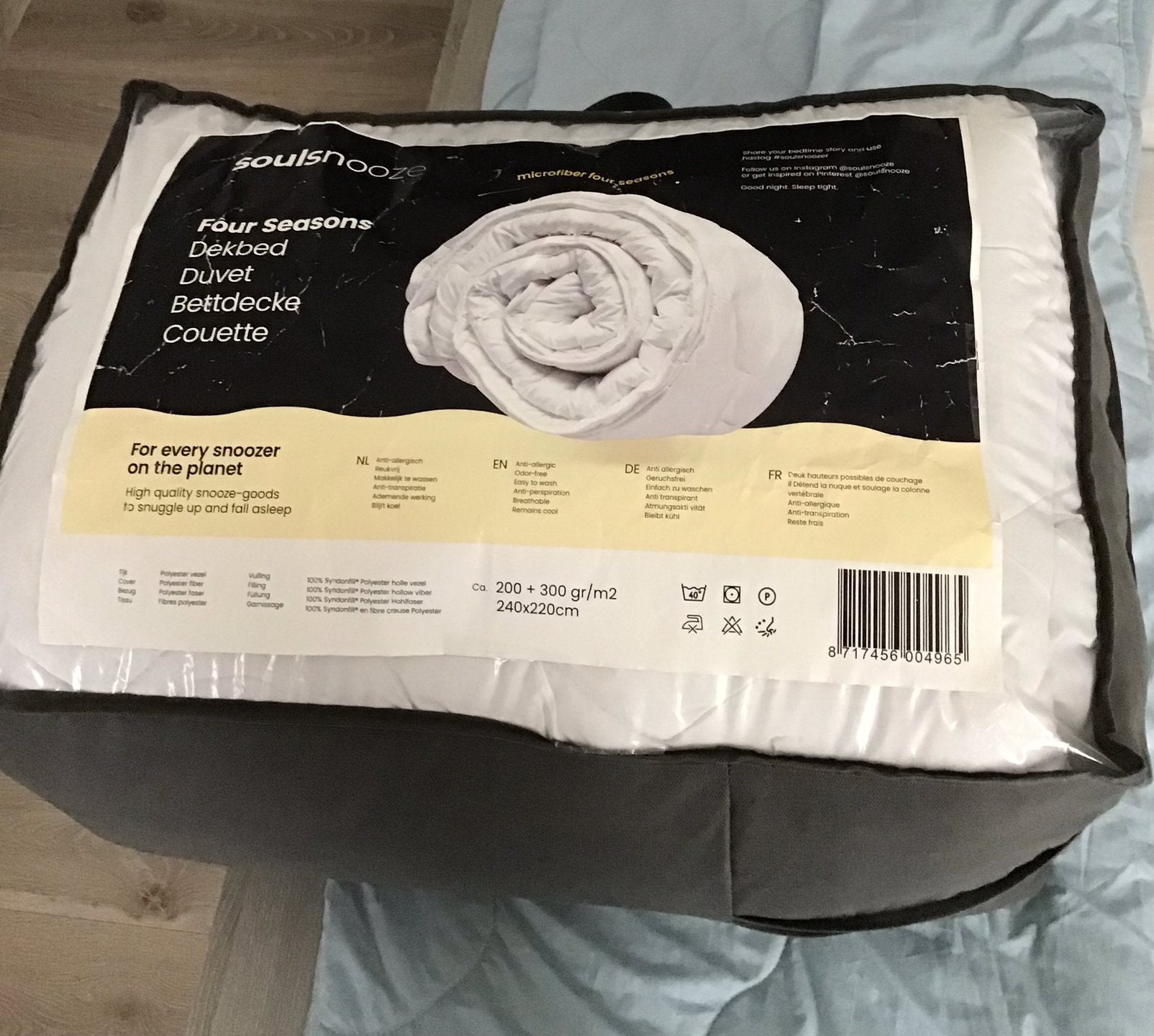 Dekbed 240x220, Ophalen, Zo goed als nieuw