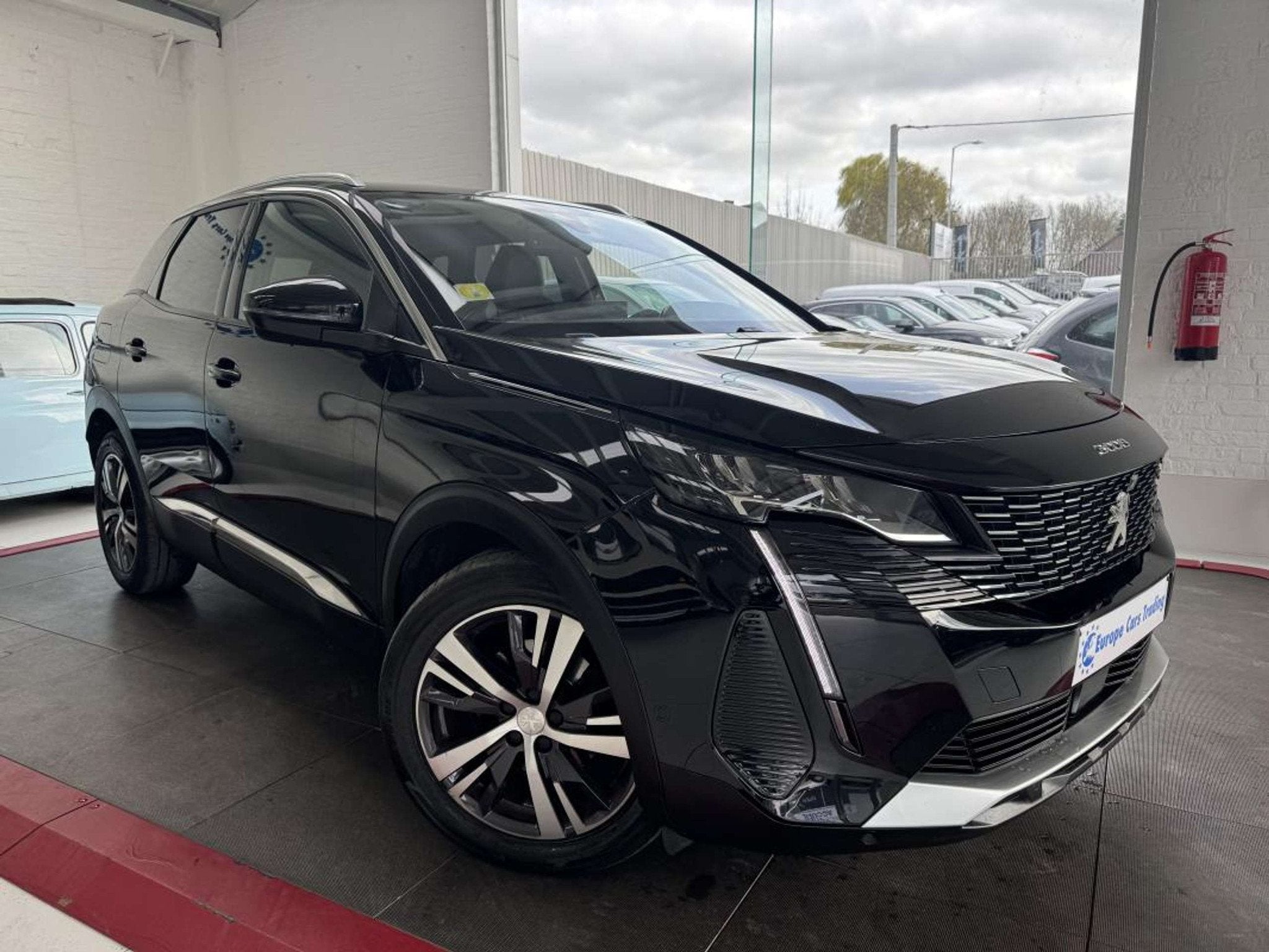 Peugeot 3008 1.5HDI 130Ch ALLURE 1ÈRE MAIN BOITE AUTO GPS G, Auto's, Automaat, Gebruikt, Zwart, Zwart