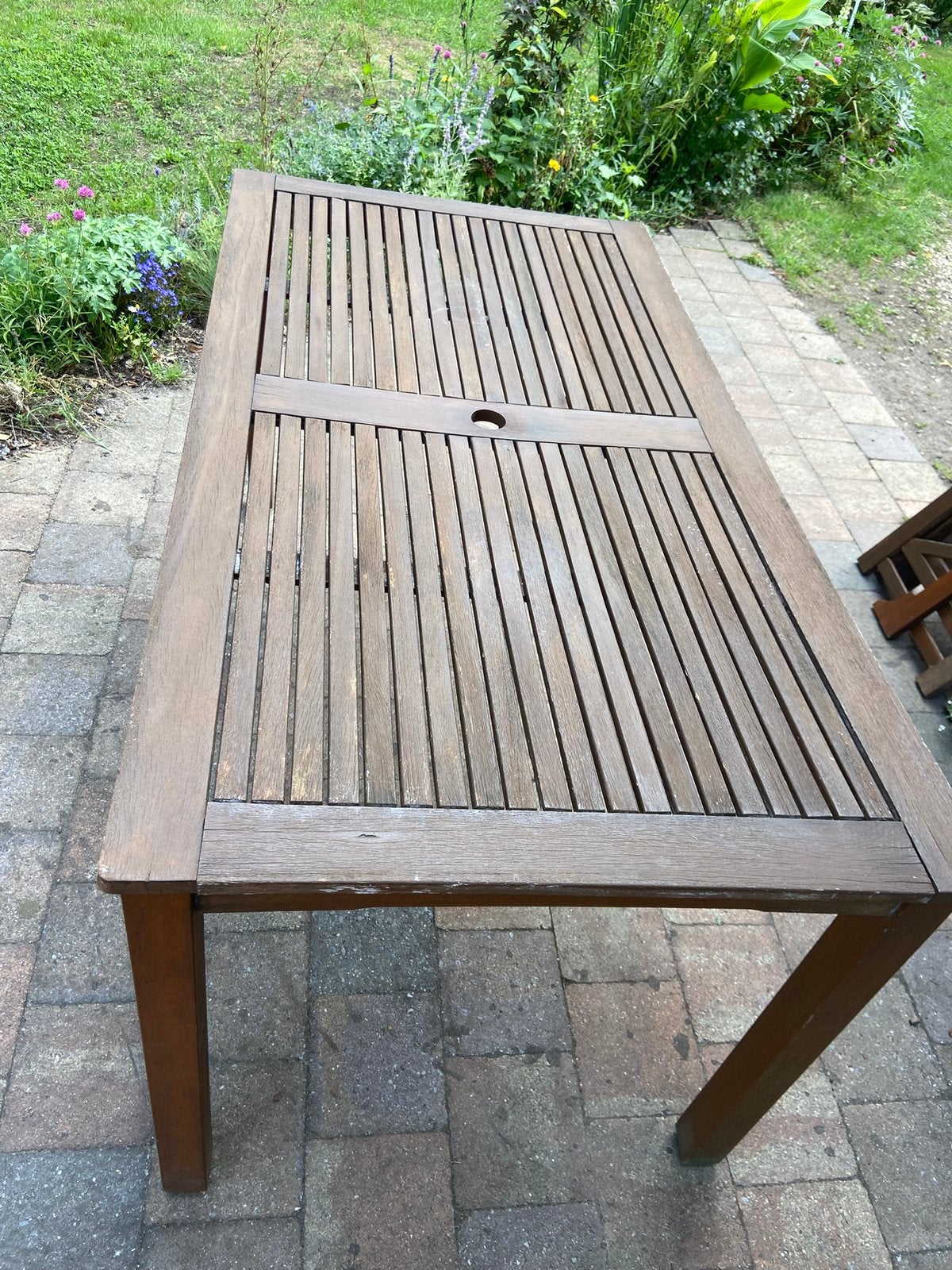 Houten tuintafel Jutlandia 150 x 80 x 75, Jardin & Terrasse, Tables de jardin, Enlèvement, Bois