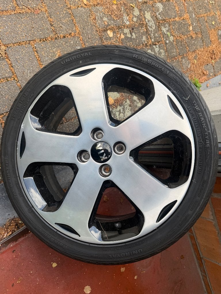 17 duims velg 4x100 Kia Rio ub, Ophalen, Banden en Velgen, 17 inch, 205 mm