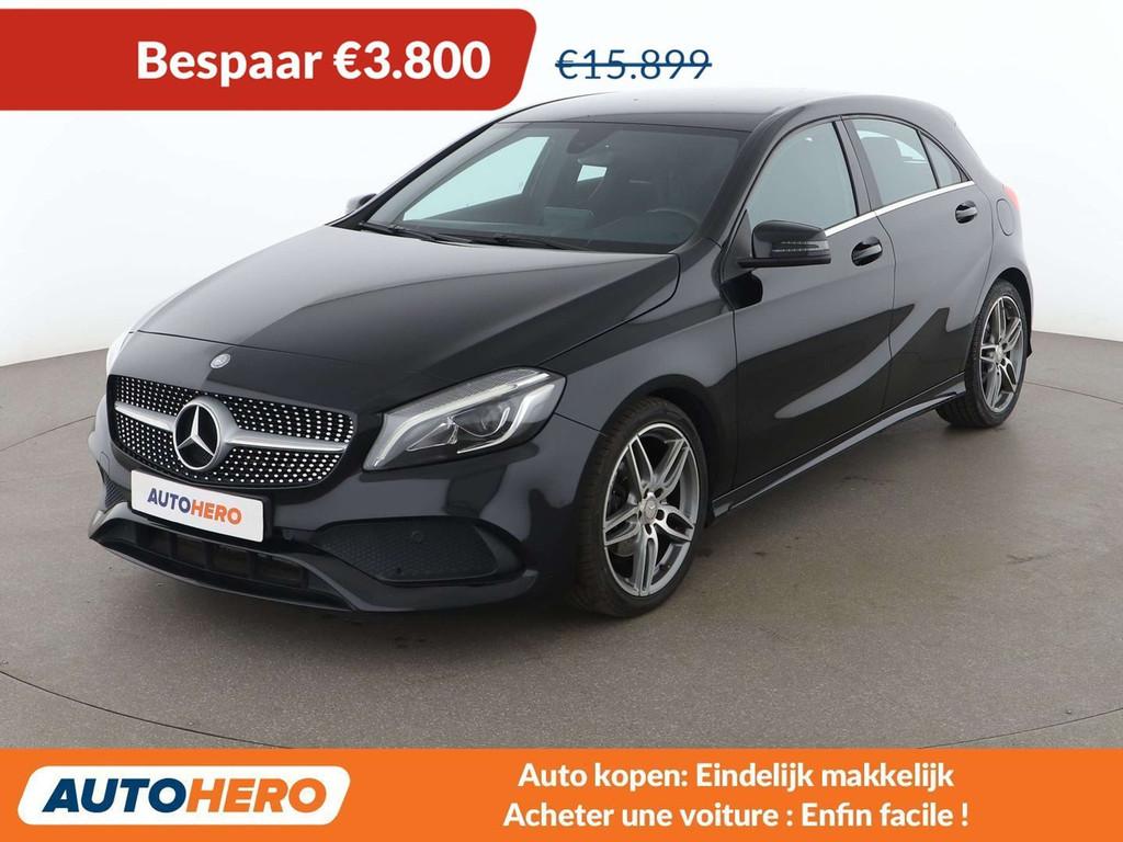 Mercedes-Benz A-Klasse 180 A 180 BlueEfficiency AMG Sport, 122 pk, Gebruikt, 1370 kg, Zwart
