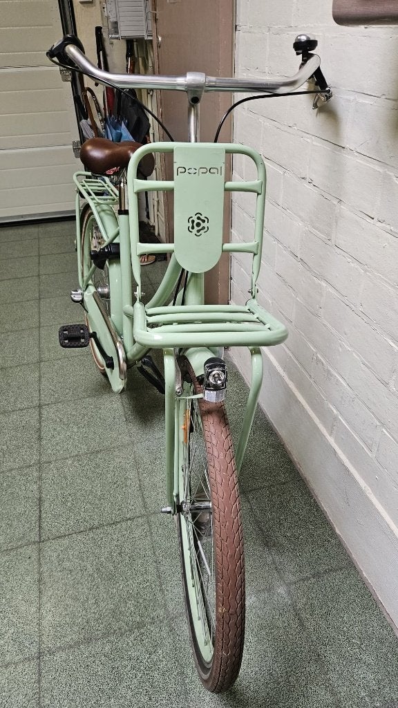 Toffe meisjesfiets, Terugtraprem, Gebruikt, Handrem, Ophalen