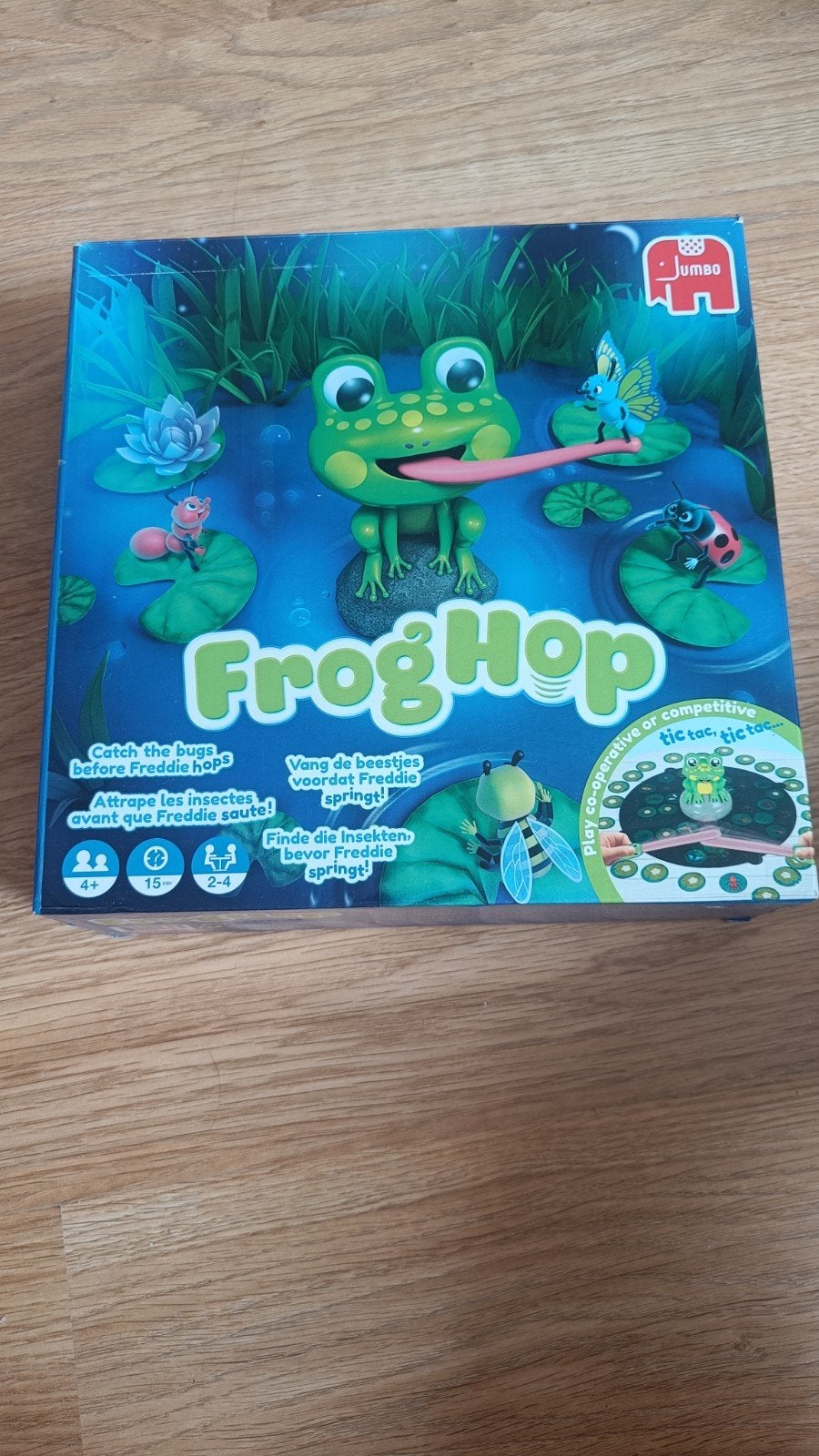 Spel Frog Hop Jumbo, Drie of vier spelers, Ophalen, Zo goed als nieuw, JUMBO