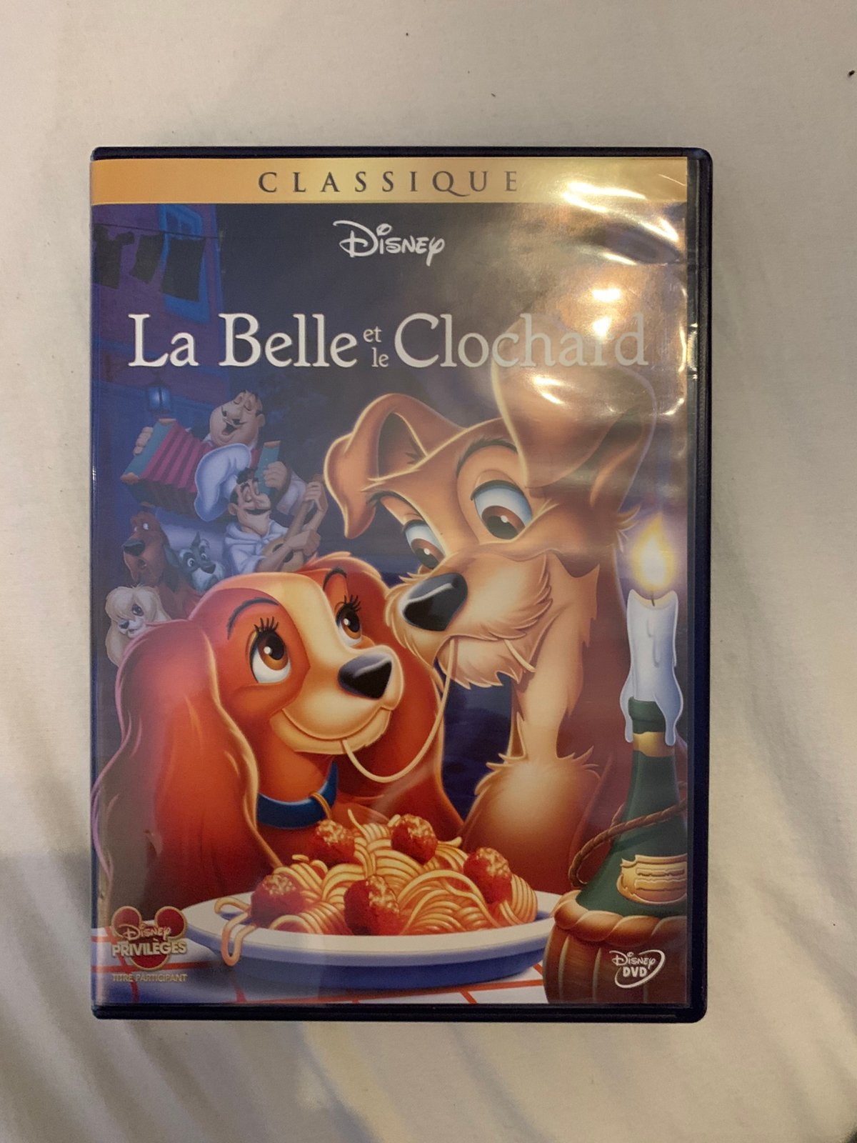 La belle et le clochard, Enlèvement, Comme neuf