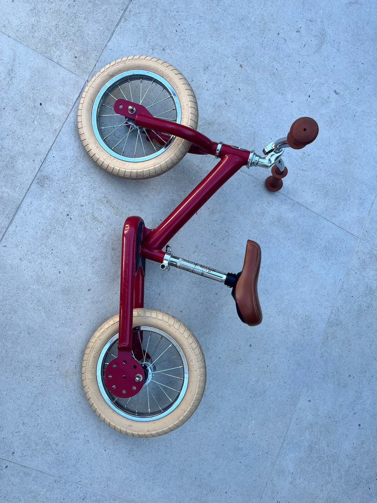 Peuter fiets, Ophalen, Gebruikt