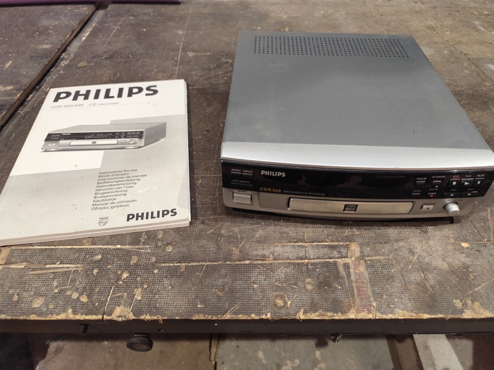 Cd recorder, Ophalen
