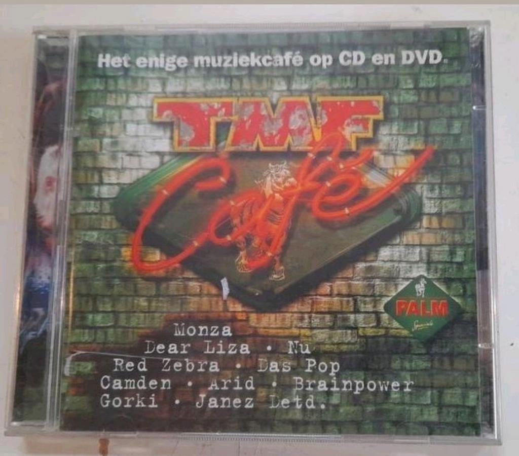 Cd + Dvd TMF-Café, unieke live opnames, Cd's en Dvd's, Cd's | Verzamelalbums, Zo goed als nieuw, Rock en Metal, Ophalen of Verzenden