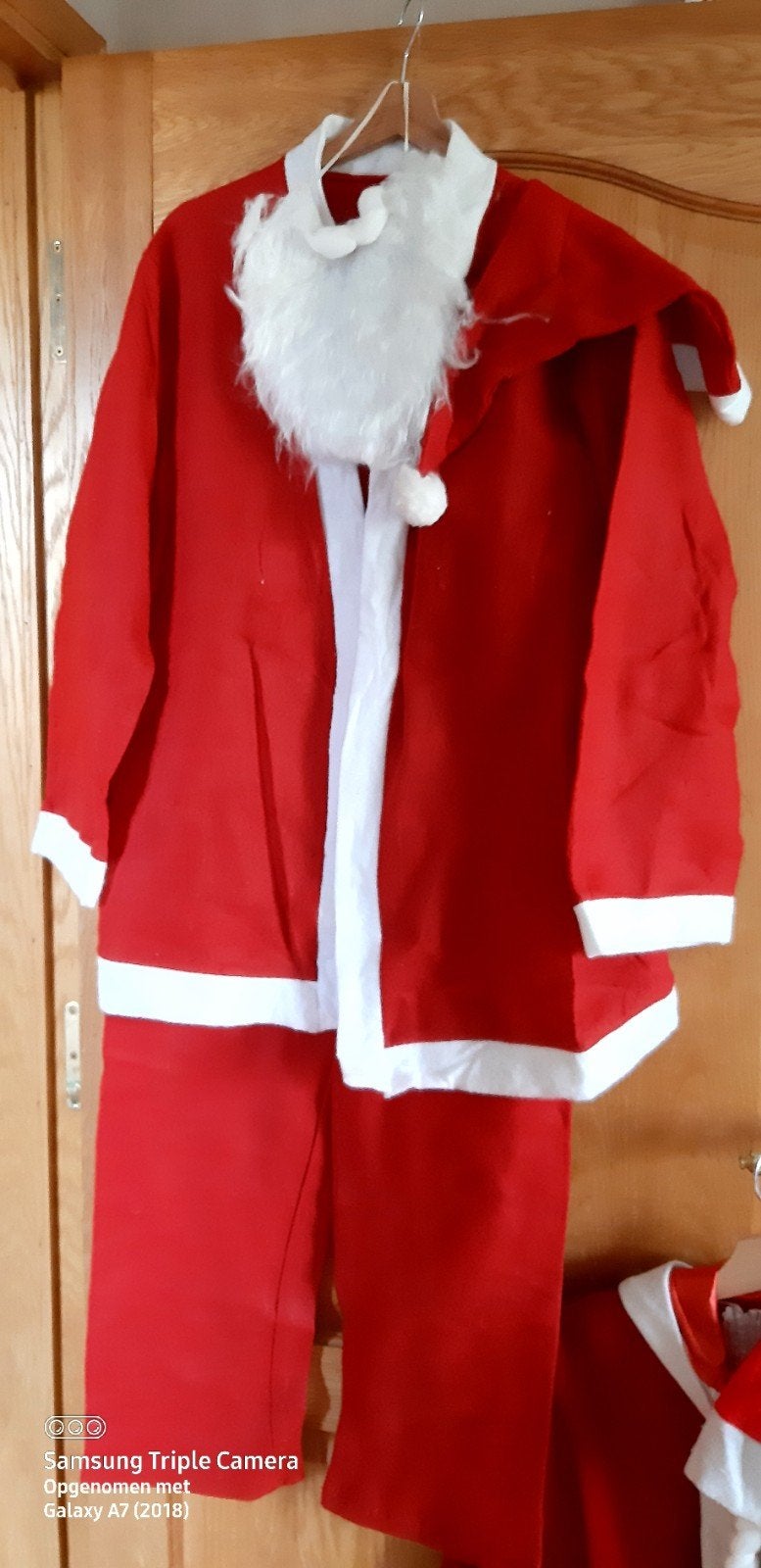 Costume de père Noël L-XL, Divers, Enlèvement ou Envoi, Comme neuf
