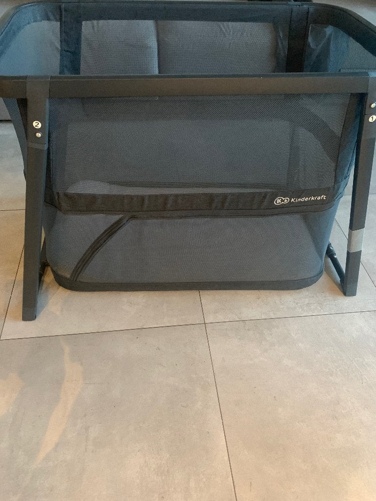 Lit bébé évolutif Kinderkraft SOFI PLUS – Gris, Enlèvement, Matelas