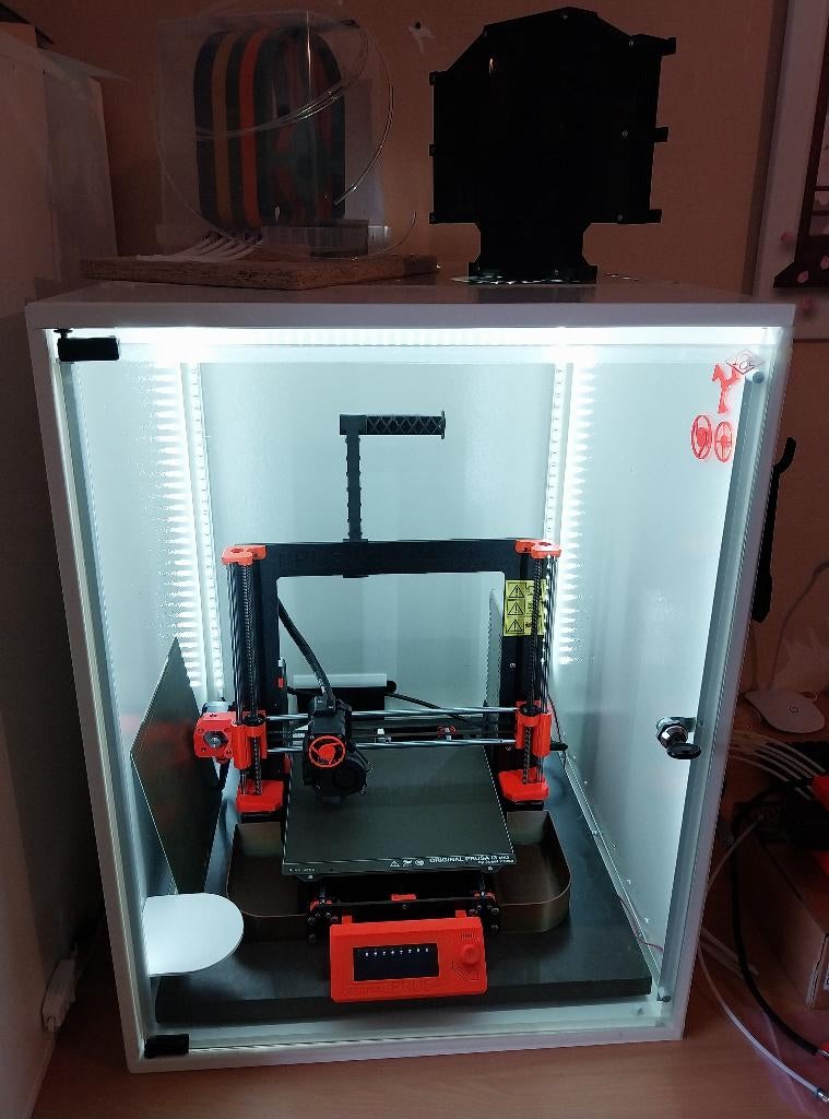 a vendre imprimante 3D PRUSA I3 MK3 + MMU2S, Computers en Software, Ophalen, Gebruikt, Prusa