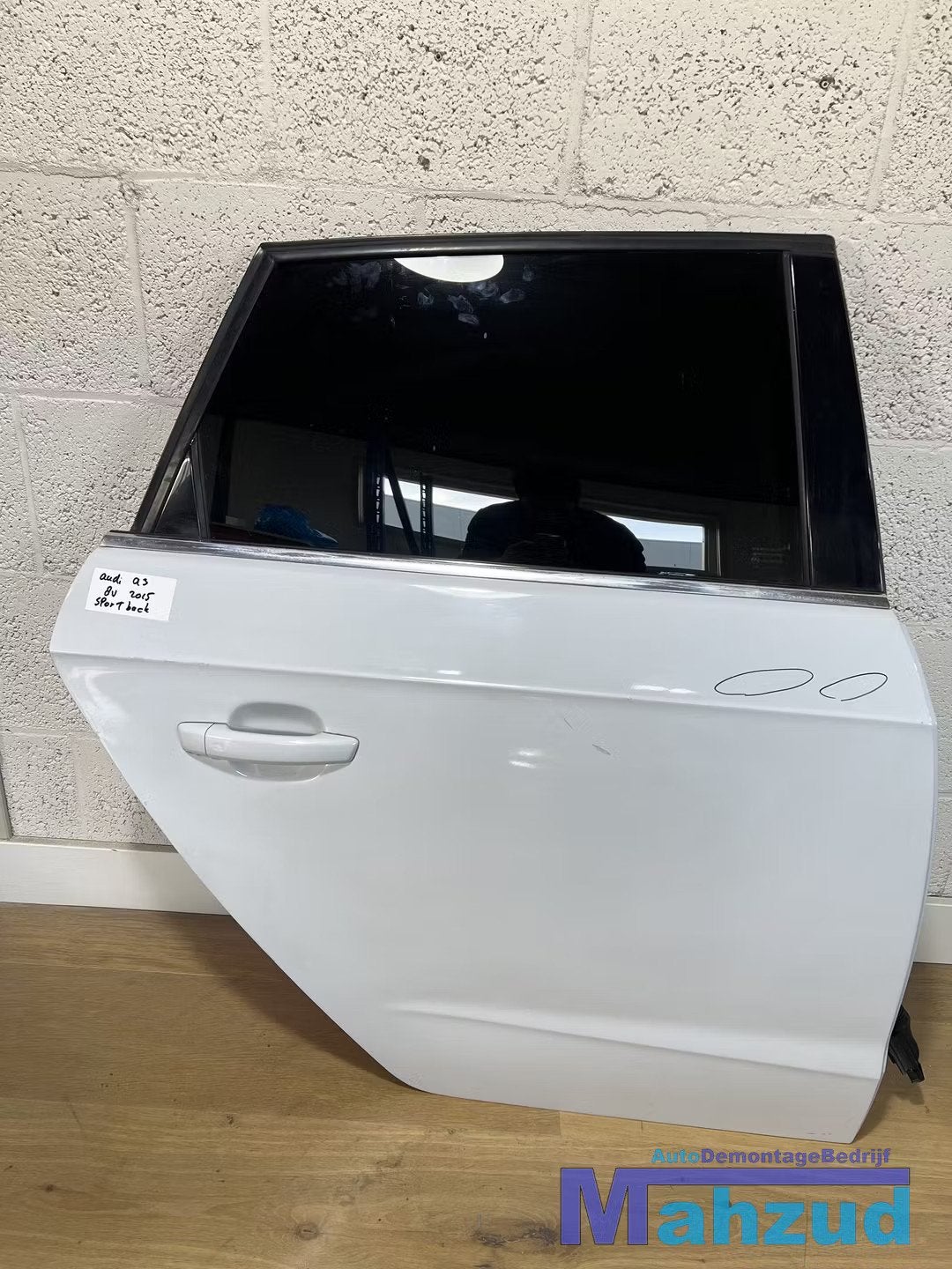 AUDI A3 8V sportback Wit rechts achter deur 2012-2020, Auto-onderdelen, Gebruikt, Deur, AUDI AG, Audi
