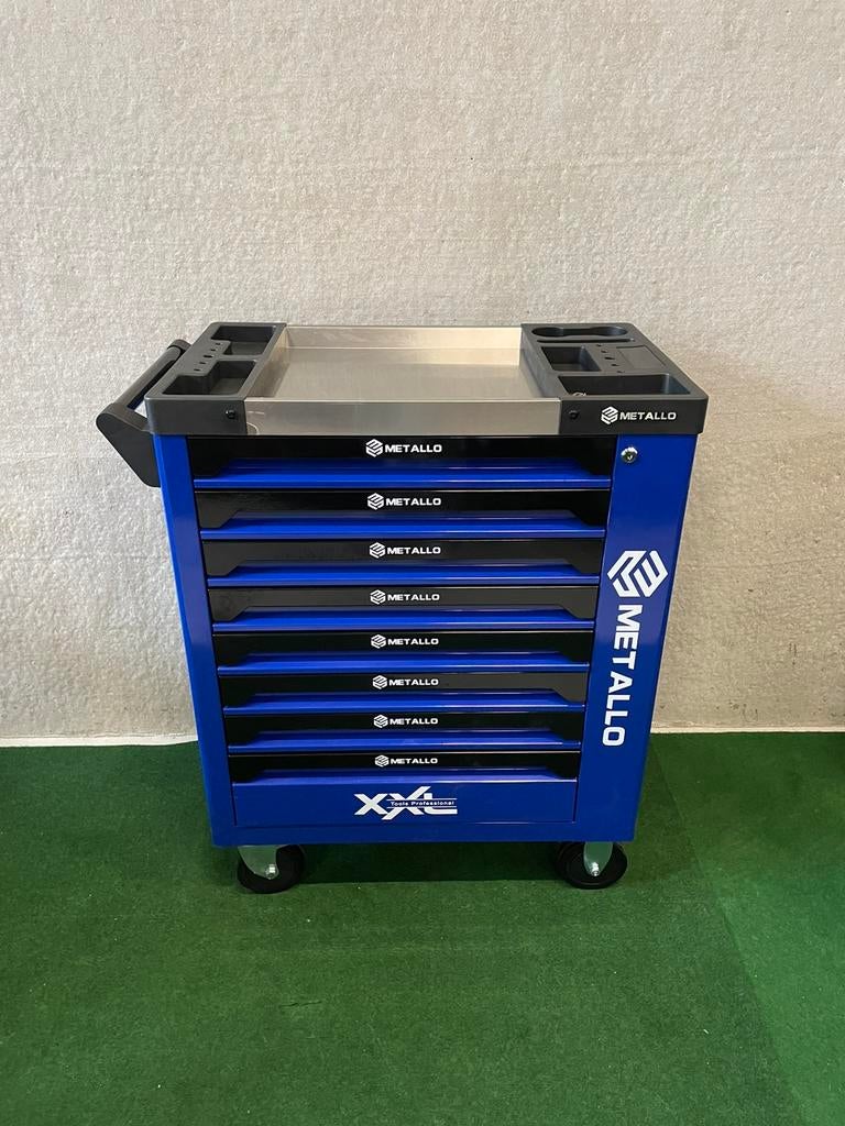 Nieuwe Metallo 8 lades,8 gevulde gereedschapwagen, Enlèvement, Neuf