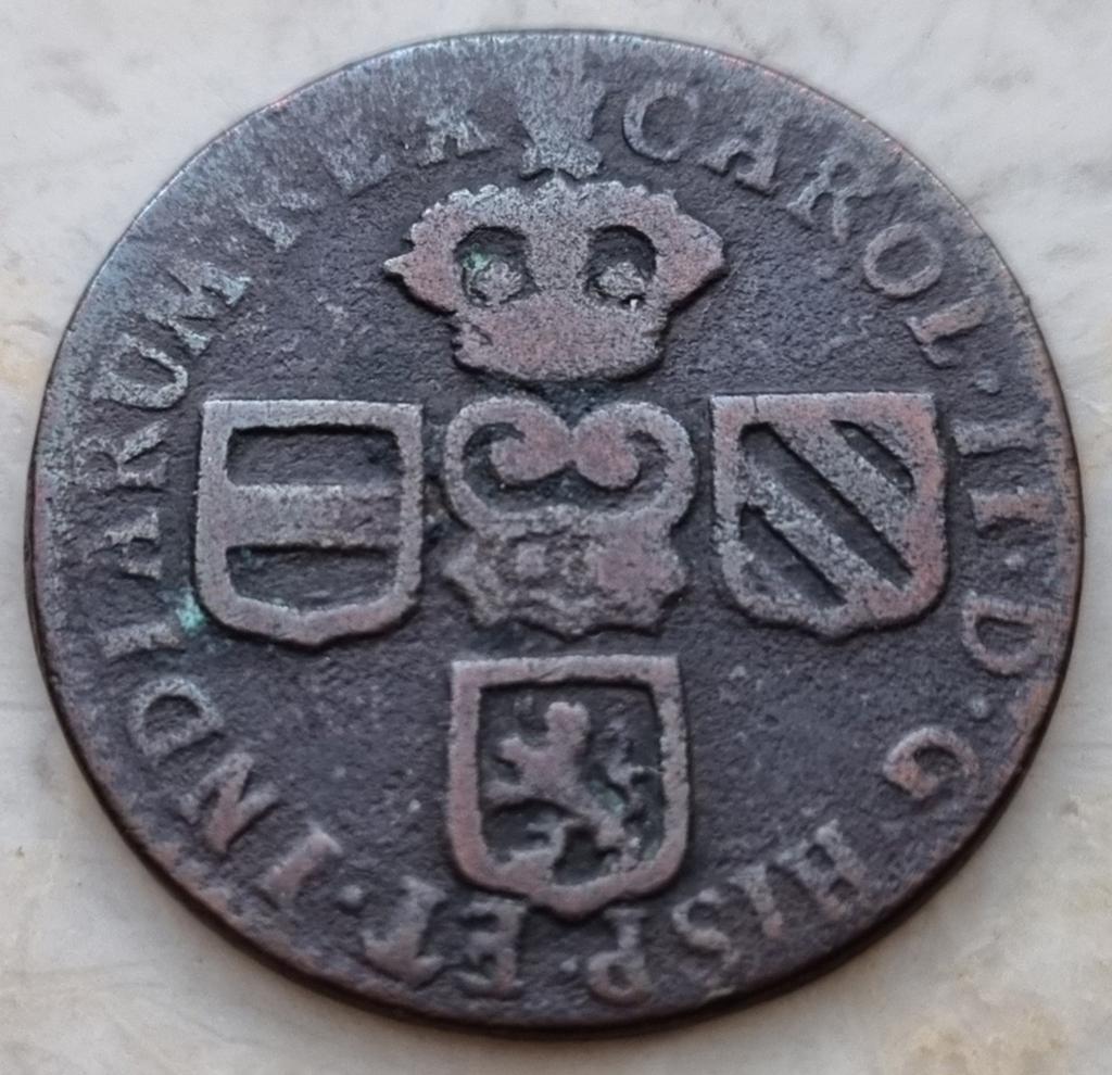 Oord 1693 (Antwerpen) Karel II, Postzegels en Munten, Munten | België, Ophalen of Verzenden, Losse munt