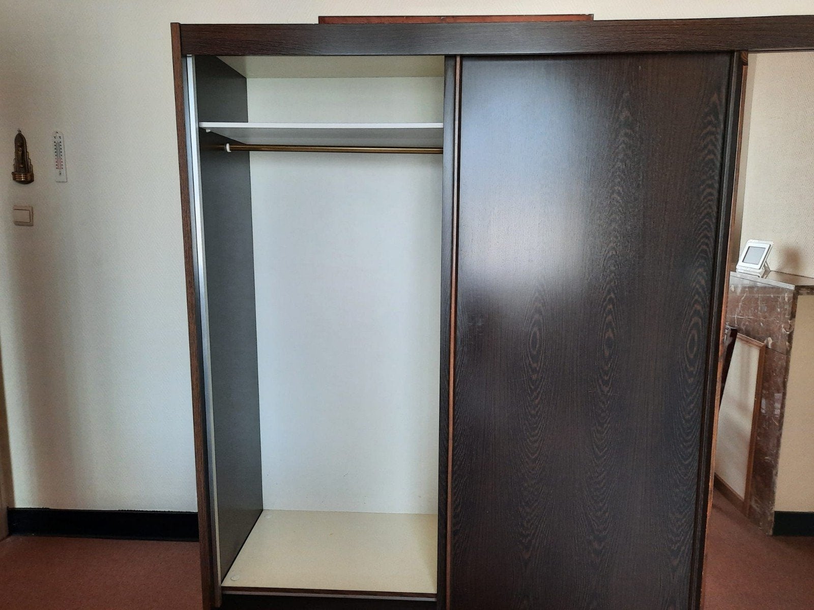 kleerkast met schuifdeuren, Ophalen, Met deur(en), Gebruikt, 200 cm of meer