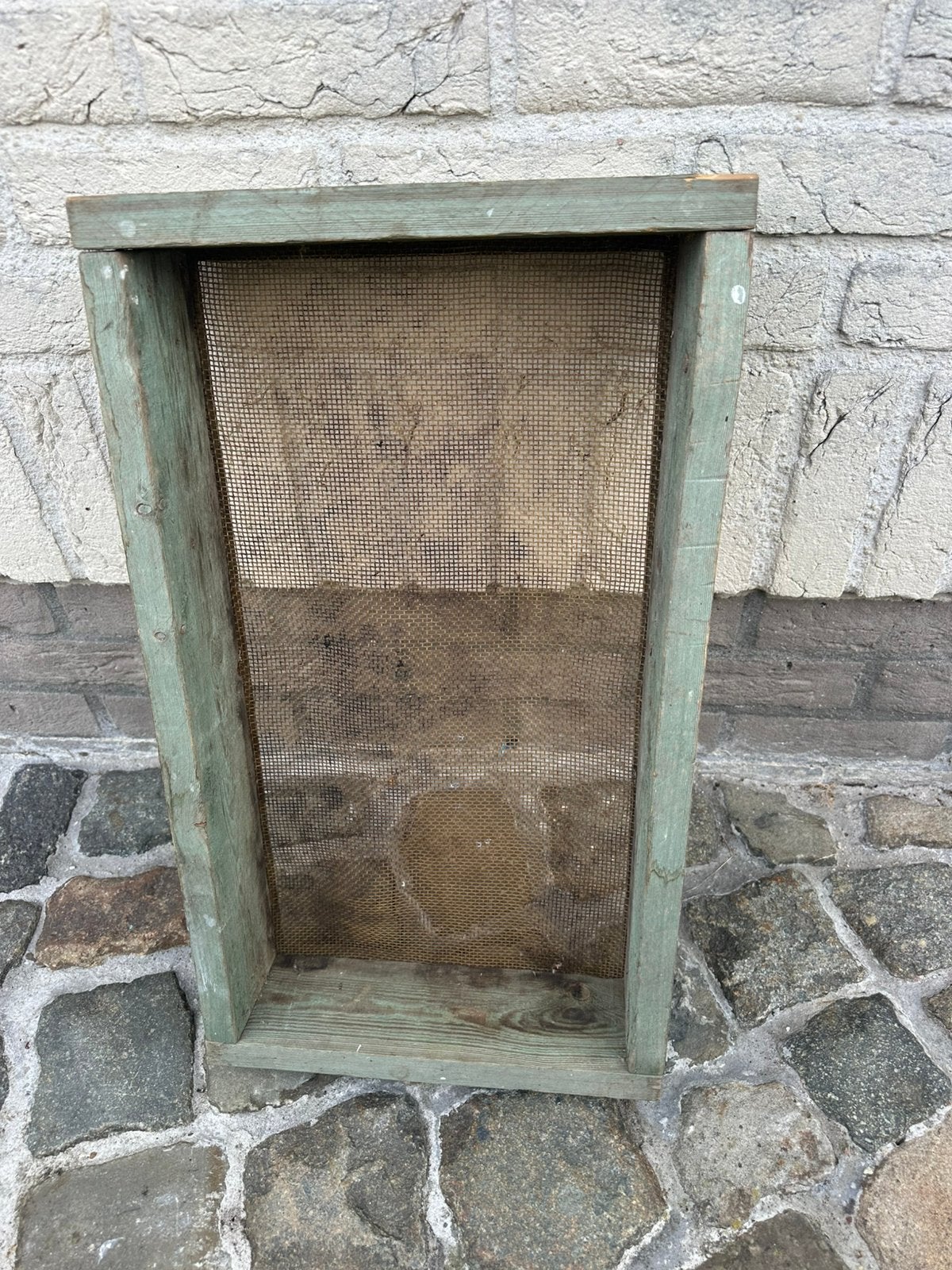 Houten zeef voor tuin, bouw of schelpen en haantjes, Ophalen