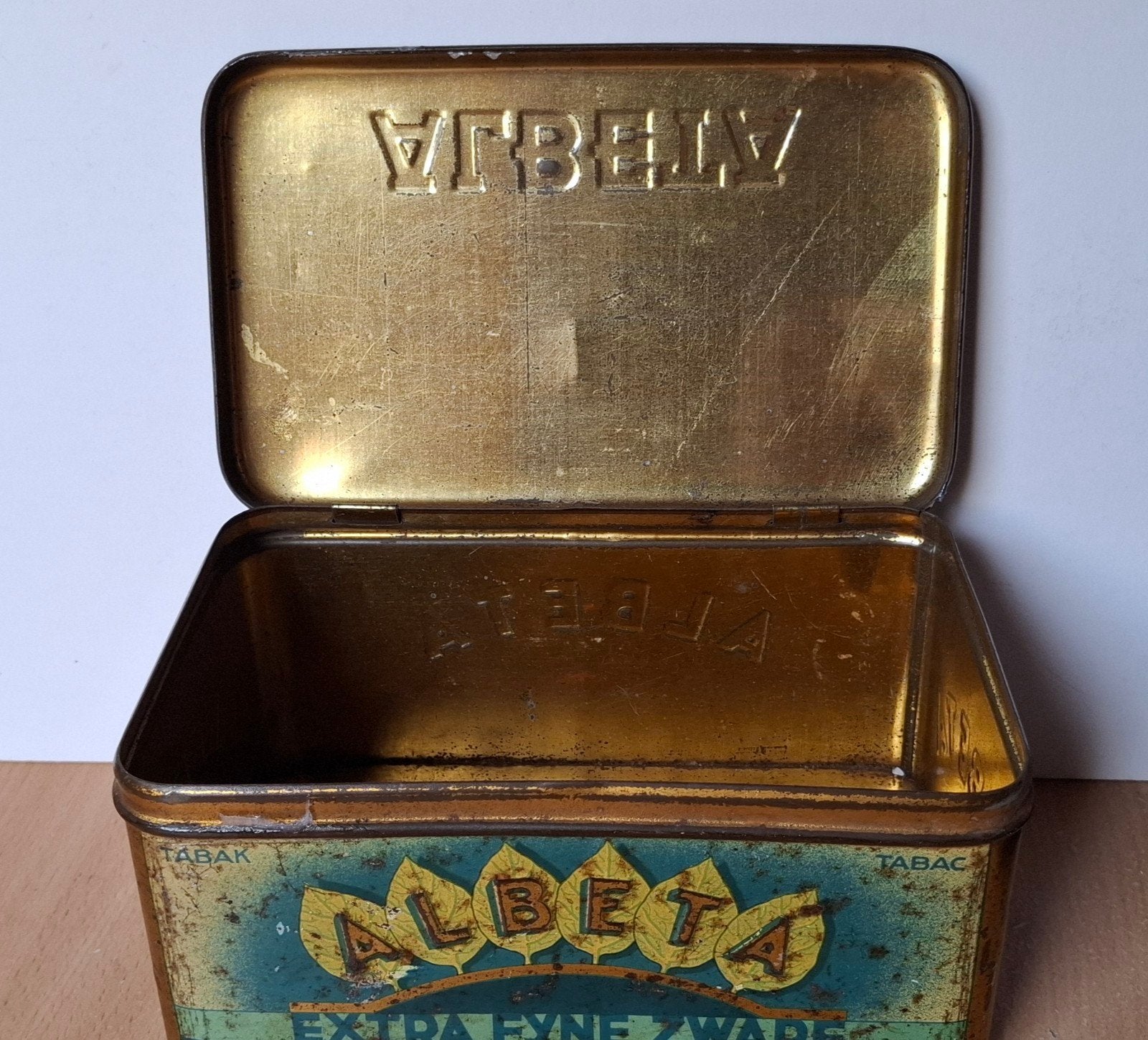Boîte à tabac Albeta vintage, Enlèvement ou Envoi