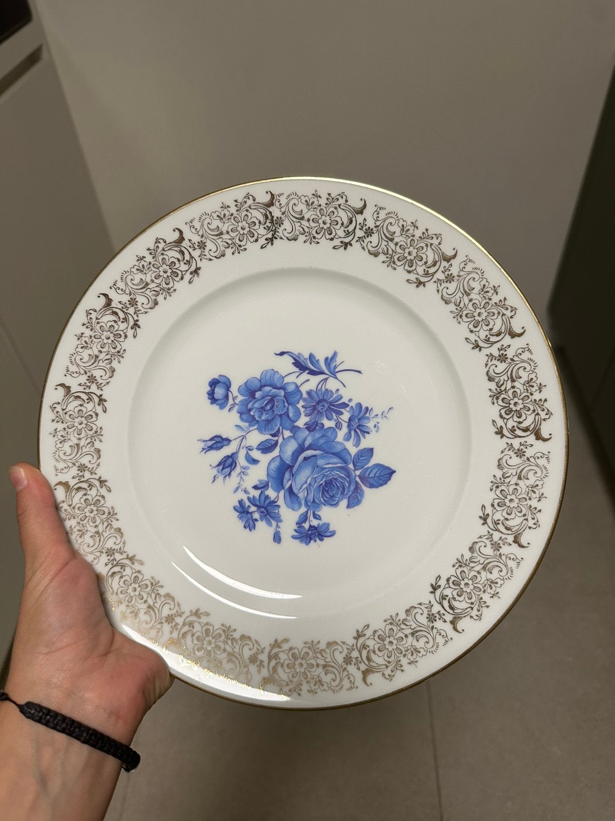 Vintage Heinrich Bavaria porseleinen bord, Ophalen of Verzenden