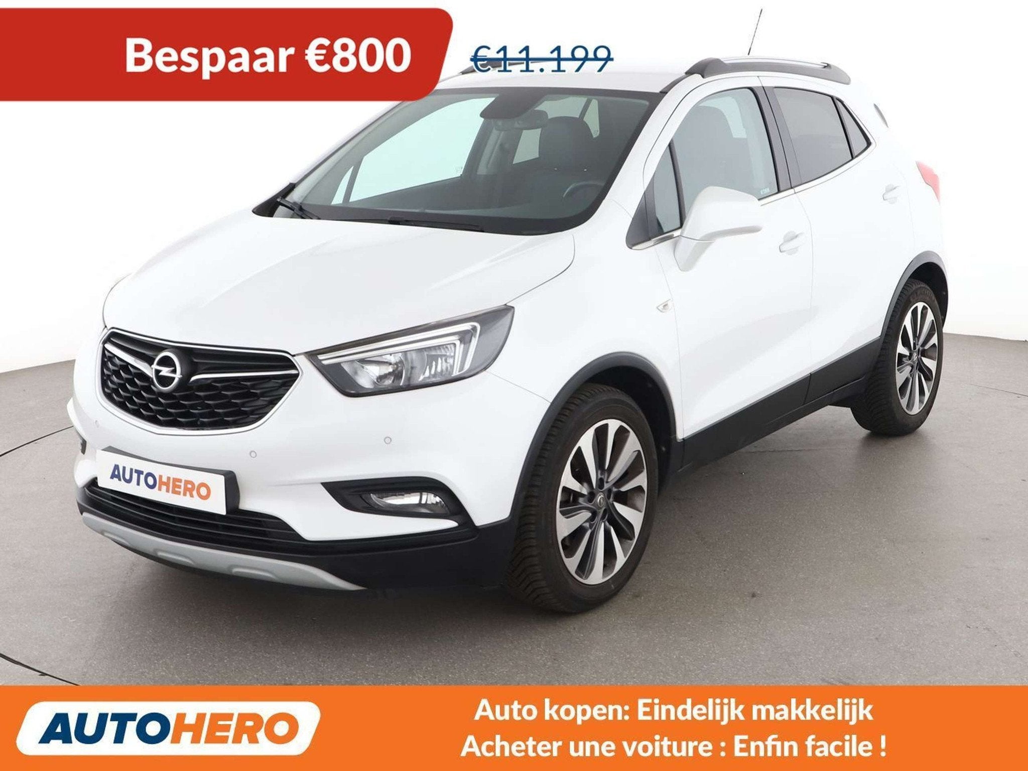 Opel Mokka X 1.4 Turbo Innovation Start/Stop (bj 2016), Auto's, Voorwielaandrijving, Zwart, MokkaX, Overige brandstoffen