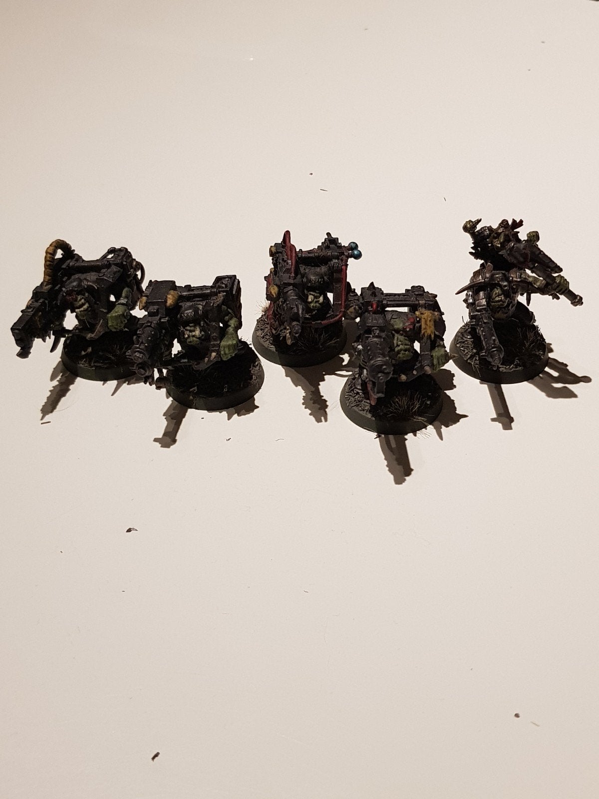 WH40K ORKS: 5 Lootas (1 spanner en 4 lootas), painted, Figuurtje(s), Ophalen of Verzenden, Geverfd, Warhammer 40000