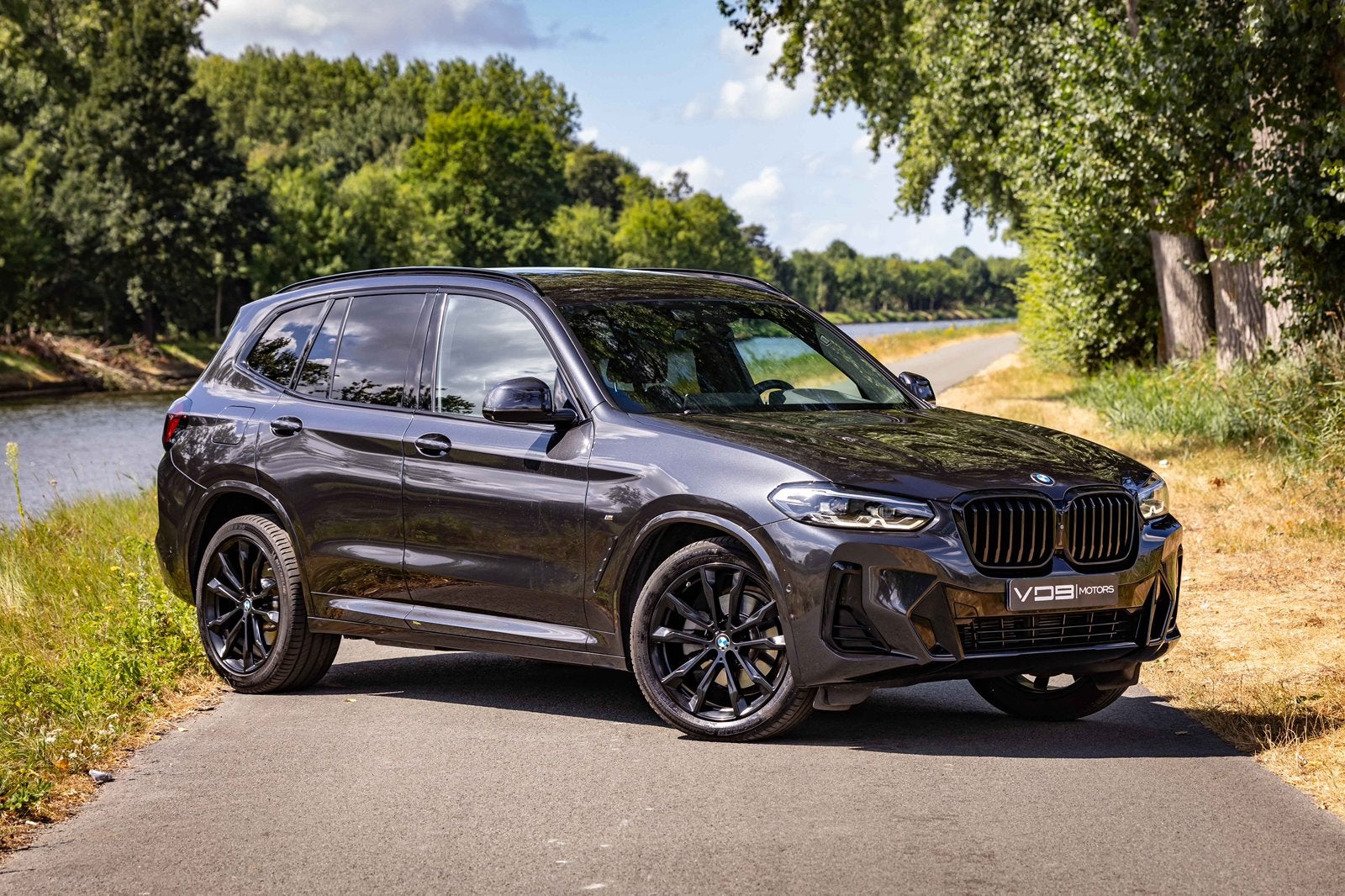 BMW X3 20i M pack / M shadowline, Auto's, Automaat, 4 cilinders, Zwart, Bedrijf