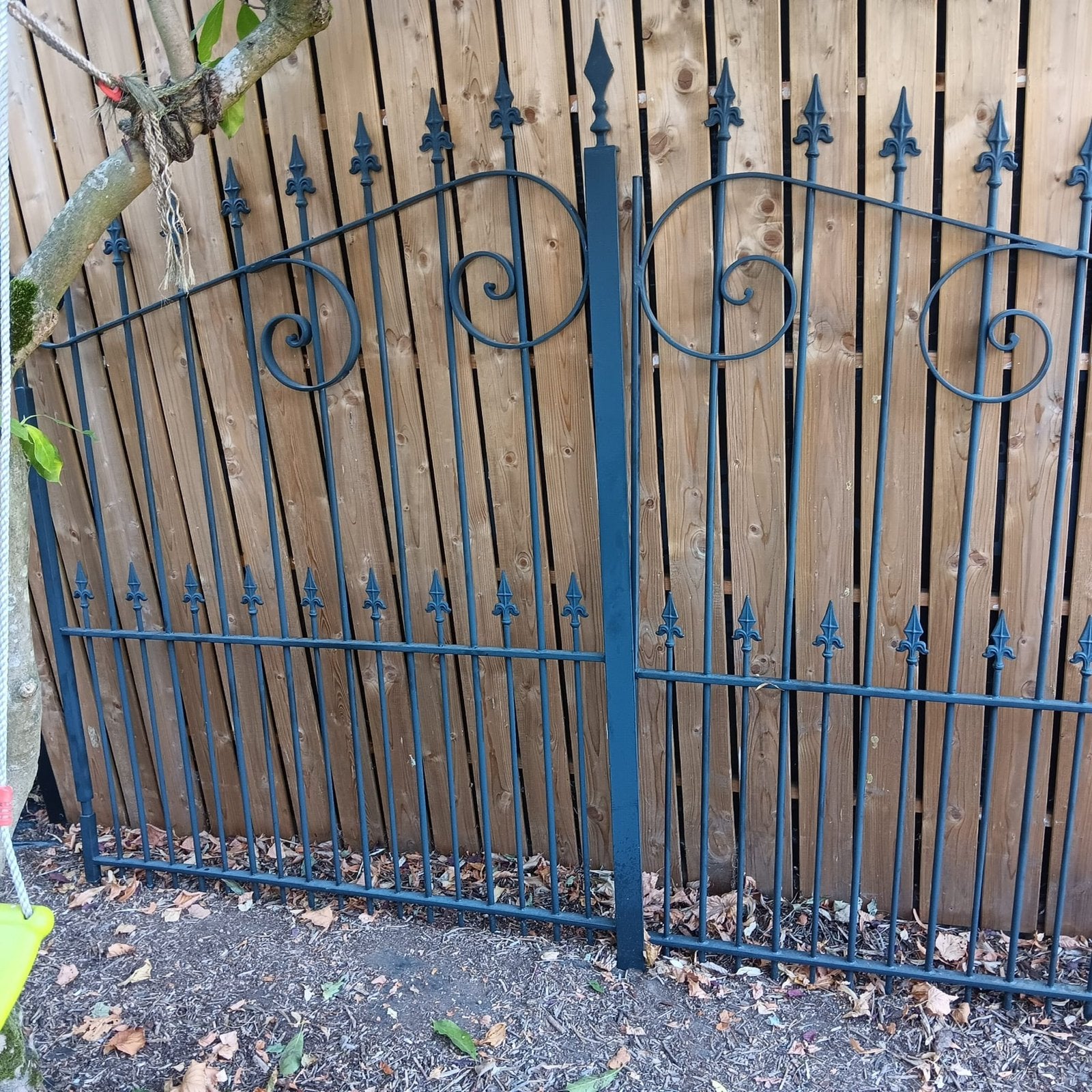 Smeed ijzer hekken, Tuin en Terras, Tuinhekken en Hekwerk, Ophalen of Verzenden, Zo goed als nieuw, IJzer