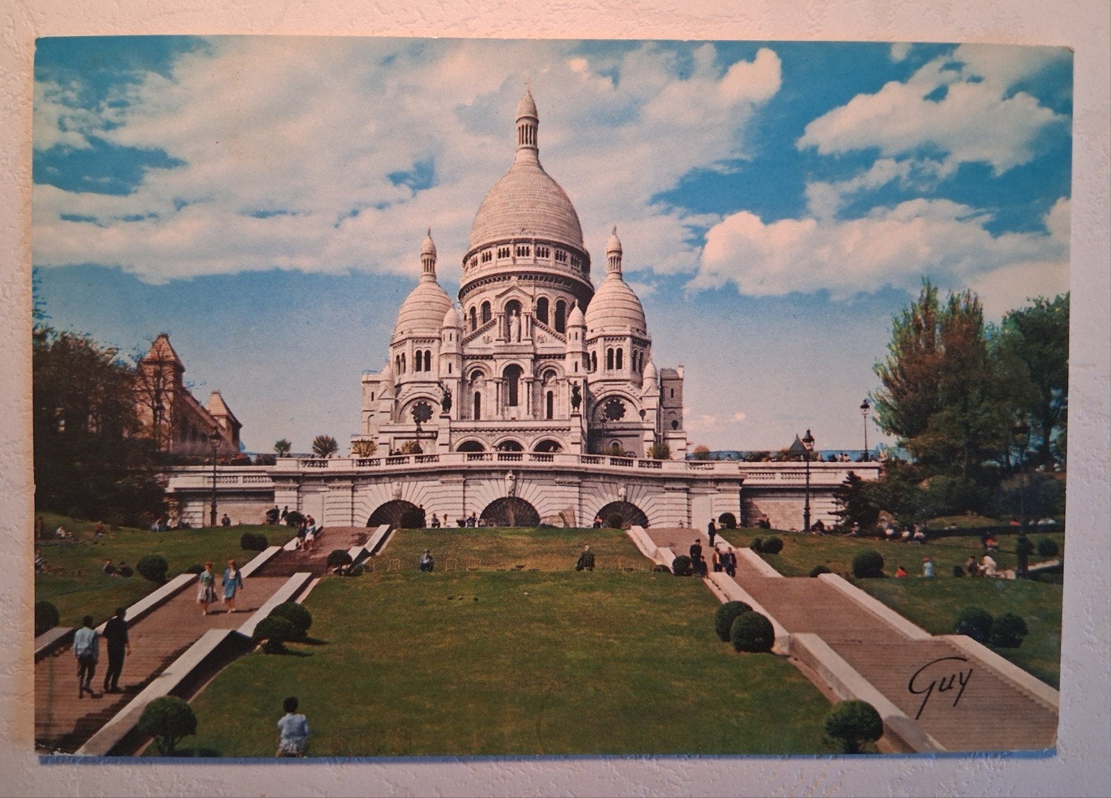 postkaart Basiliek van Montmartre Parijs, Verzamelen, Postkaarten | Buitenland, Ophalen of Verzenden