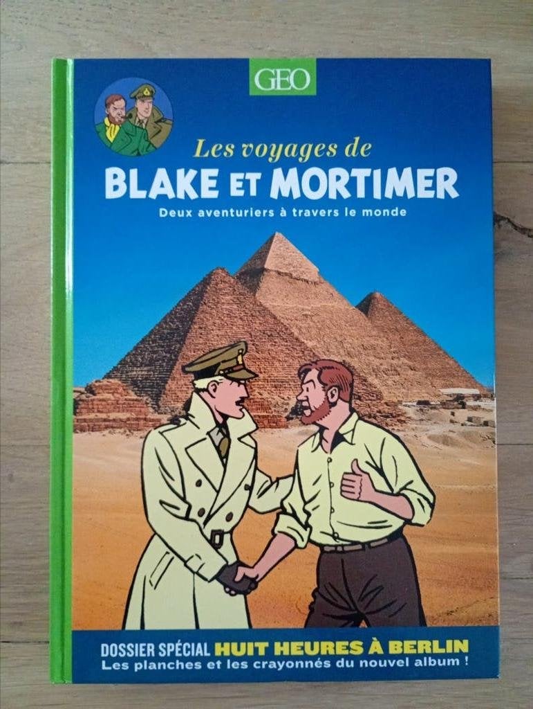 Les voyages de Blake et Mortimer GEO TBE, Gelezen, Edgar P. Jacobs, Eén stripboek, Ophalen of Verzenden