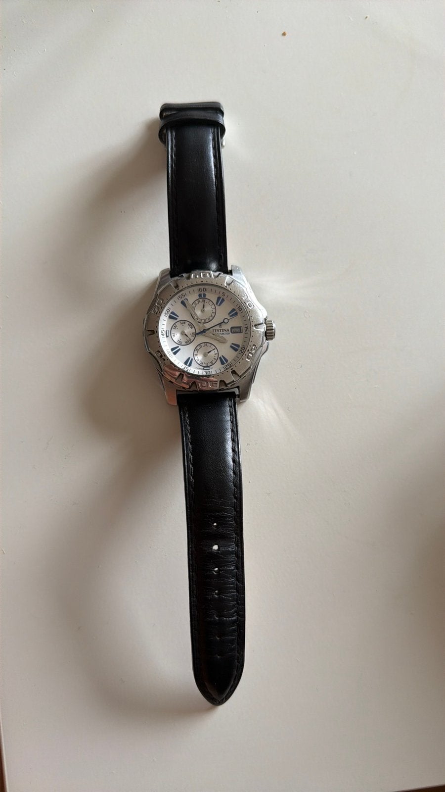 Festina Montre Quartz Sport Analogique avec bracelet cuir, Enlèvement, Comme neuf