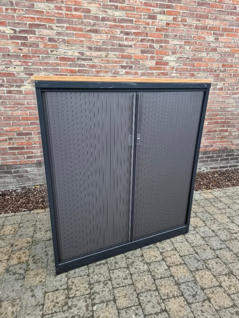 1 x mooie metalen Roldeurkast - Topprijs!, Ophalen, 100 tot 150 cm, 100 tot 150 cm, Zo goed als nieuw