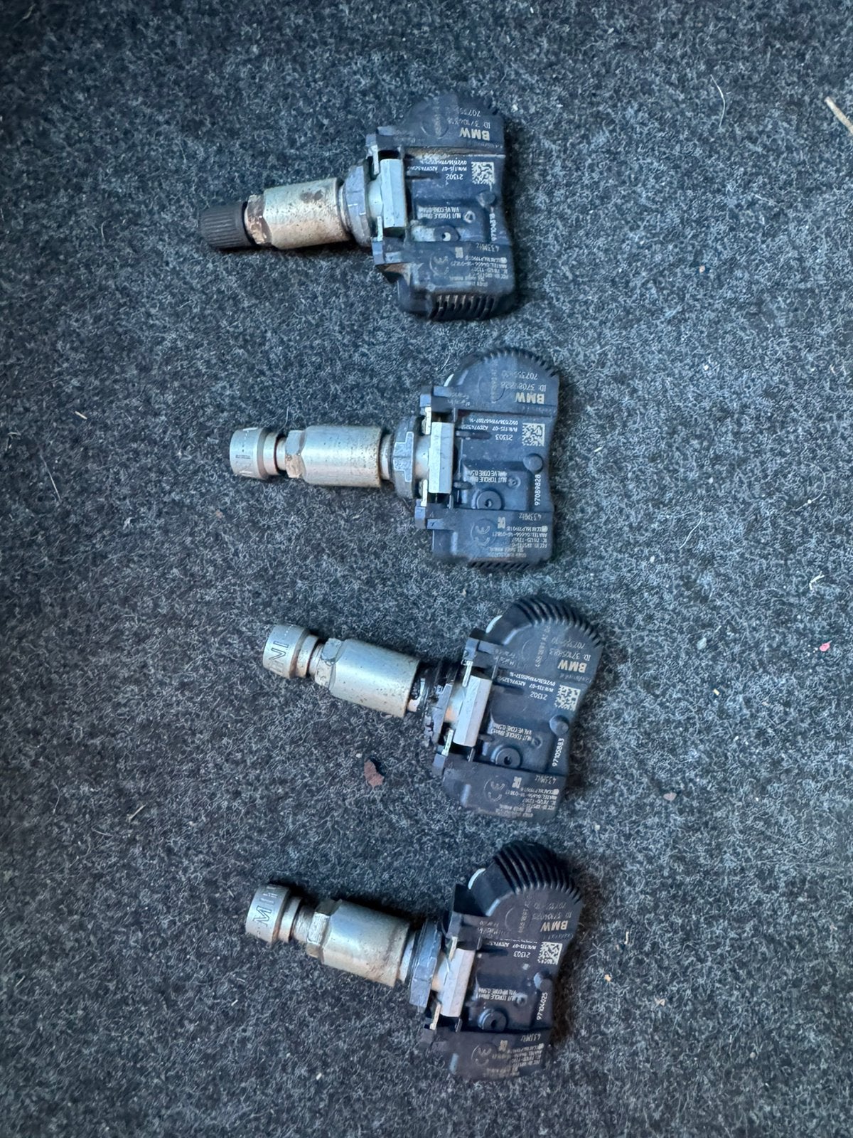 Capteur TPMS, Enlèvement, BMW