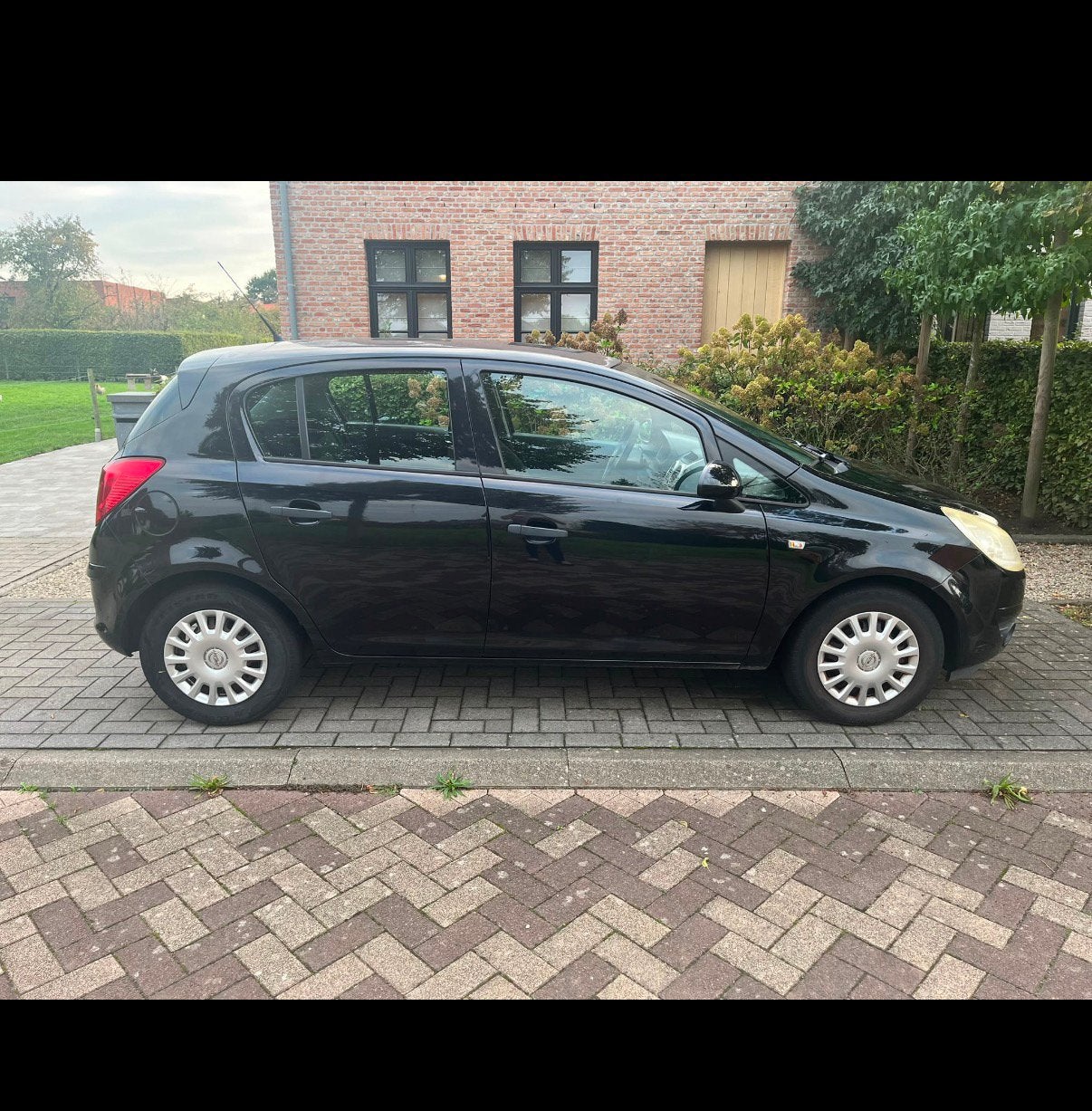 opel corsa, Auto's, Voorwielaandrijving, Stof, Zwart, 4 cilinders