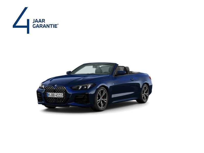 BMW 4-Serie 20i Cabrio/M-Sport Pro/Carbon/Harman/360/ACC, Auto's, Automaat, Parkeerassistent, Cabriolet, Blauw