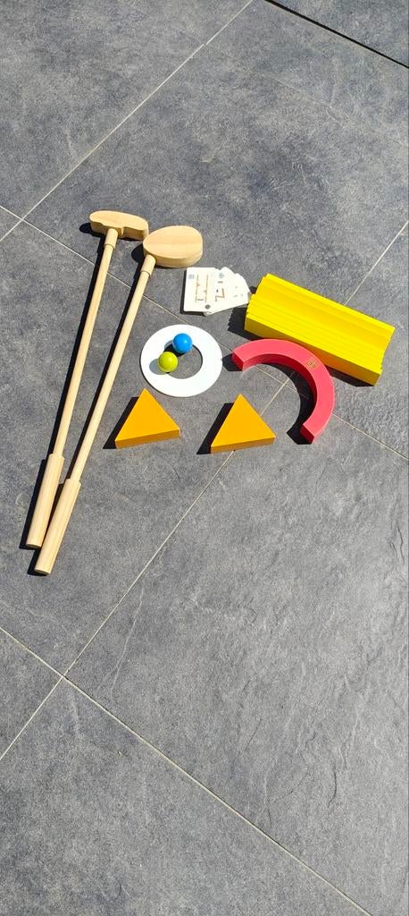 Houten buitenspeelgoed - minigolf, Enlèvement
