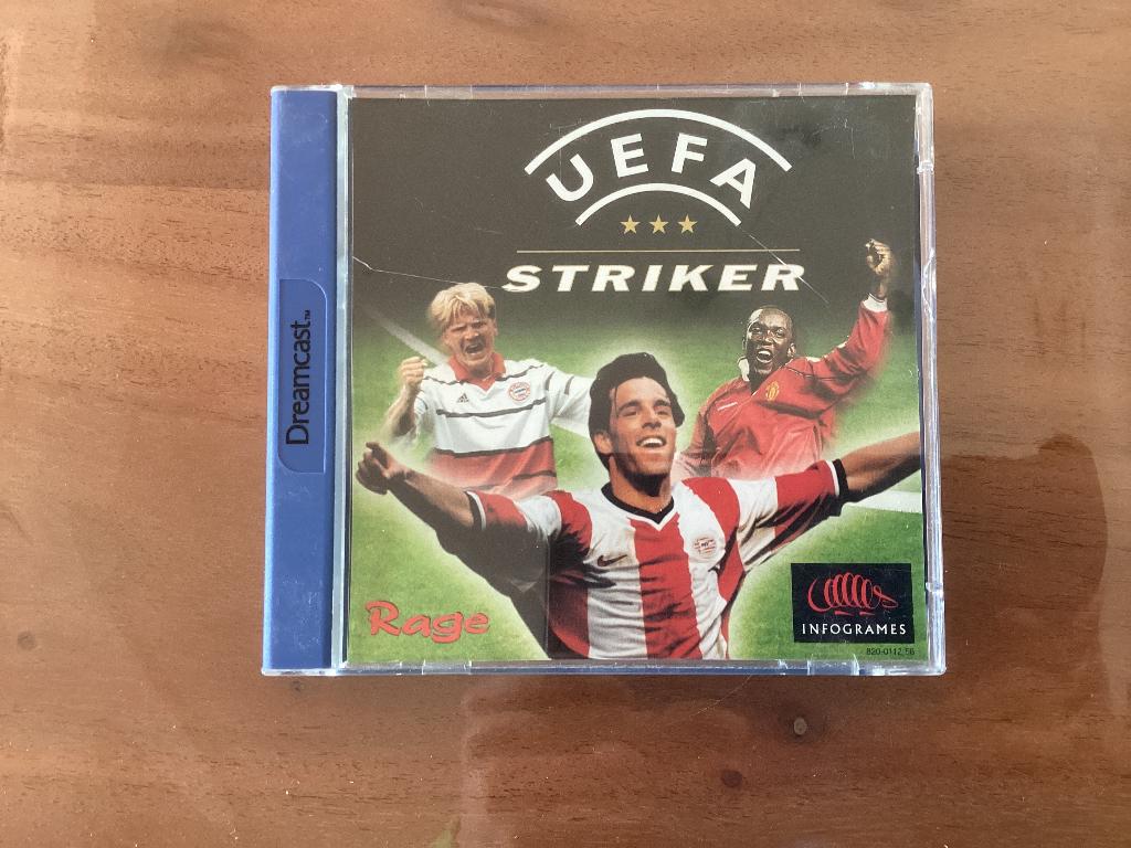 UEFA Striker PAL Sega Dreamcast compleet CIB, Enlèvement ou Envoi, Utilisé
