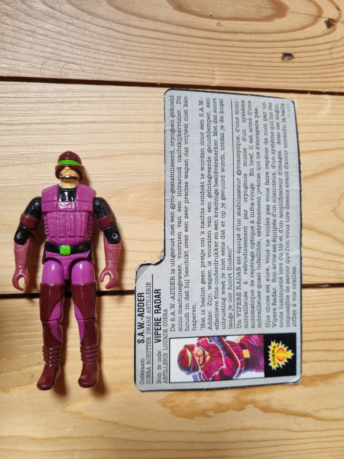 Gi Joe Gijoe Hasbro Saw Viper uit 1990, Ophalen of Verzenden, Gebruikt