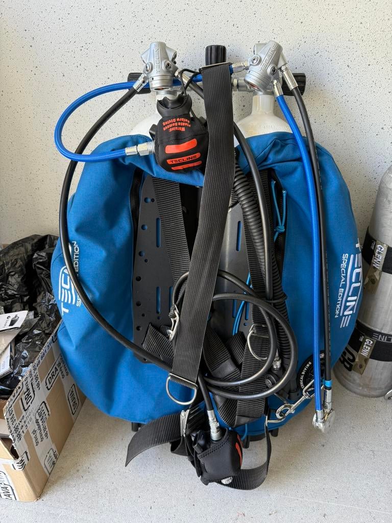 Dubbel 12 volledige set, Watersport en Boten, Duiken, Ophalen, Zo goed als nieuw