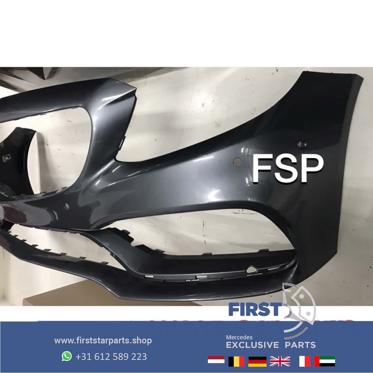 C63 S AMG BUMPER ZWART WIT GRIJS BLAUW ROOD Mercedes C Klass, Avant, -, Enlèvement ou Envoi, Pare-chocs