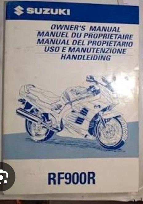 GEZOCHT: Rf900R Handleidingsboek, Motoren, Ophalen of Verzenden, Suzuki