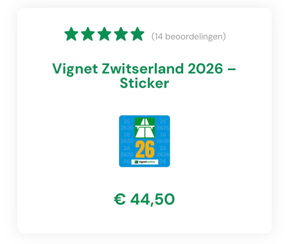 Vignette suisse, Une personne